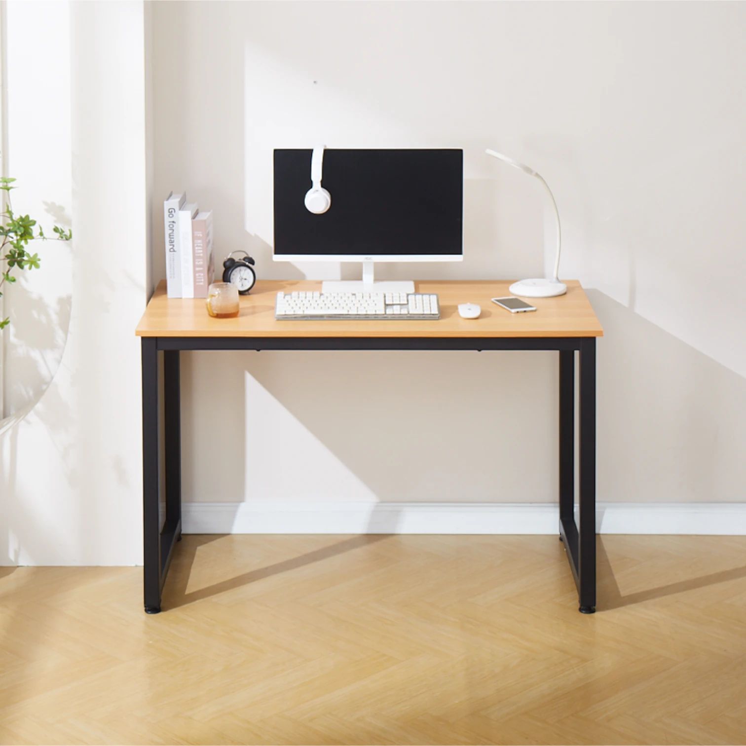 Escritorio Industrial Home Office - Madera Clara